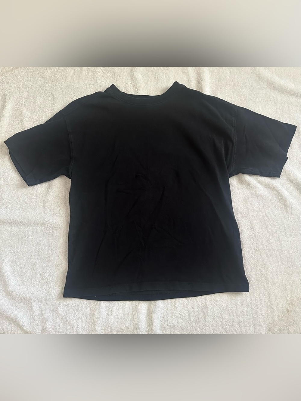 Zara Kids Short-Sleeve Black Crewneck Tee